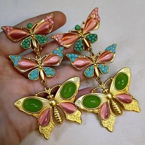 Catwalk Jon Butterfly XL Clip-on Earrings